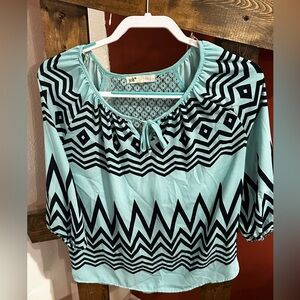 Blue blouse. Size small from Maurice’s